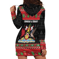 Trinidad And Tobago Christmas Hoodie Dress Merry Xmas Coat Of Arms - Wonder Print Shop