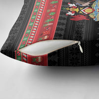 Trinidad And Tobago Christmas Pillow Cover Merry Xmas Coat Of Arms - Wonder Print Shop