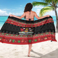 Trinidad And Tobago Christmas Sarong Merry Xmas Coat Of Arms - Wonder Print Shop