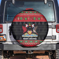 Trinidad And Tobago Christmas Spare Tire Cover Merry Xmas Coat Of Arms - Wonder Print Shop