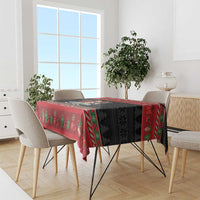 Trinidad And Tobago Christmas Tablecloth Merry Xmas Coat Of Arms - Wonder Print Shop