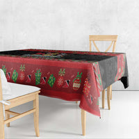 Trinidad And Tobago Christmas Tablecloth Merry Xmas Coat Of Arms - Wonder Print Shop