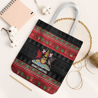 Trinidad And Tobago Christmas Tote Bag Merry Xmas Coat Of Arms - Wonder Print Shop