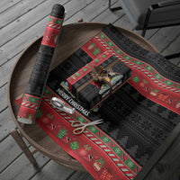 Trinidad And Tobago Christmas Wrapping Paper Merry Xmas Coat Of Arms - Wonder Print Shop