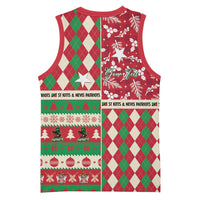 Personalized St Kitts & Nevis Cricket Christmas Basketball Jersey Merry Xmas Patriots - Wonder Print Shop