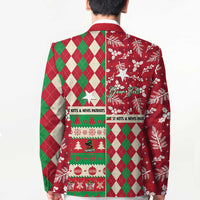Personalized St Kitts & Nevis Cricket Christmas Blazer Merry Xmas Patriots - Wonder Print Shop