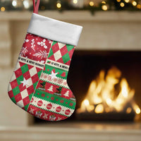 Personalized St Kitts and Nevis Cricket Christmas Stocking Merry Xmas Patriots - Wonder Print Shop