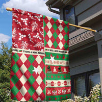 St Kitts & Nevis Cricket Christmas Garden Flag Merry Xmas Patriots - Wonder Print Shop