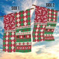 St Kitts & Nevis Cricket Christmas Garden Flag Merry Xmas Patriots - Wonder Print Shop