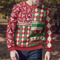 Personalized St Kitts and Nevis Cricket Christmas Ugly Christmas Sweater Merry Xmas Patriots - Wonder Print Shop