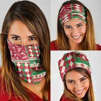 St Kitts & Nevis Cricket Christmas Neck Gaiter Merry Xmas Patriots - Wonder Print Shop