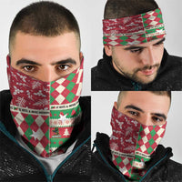 St Kitts & Nevis Cricket Christmas Neck Gaiter Merry Xmas Patriots - Wonder Print Shop