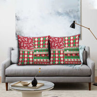 St Kitts & Nevis Cricket Christmas Pillow Cover Merry Xmas Patriots - Wonder Print Shop