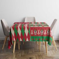 St Kitts & Nevis Cricket Christmas Tablecloth Merry Xmas Patriots - Wonder Print Shop