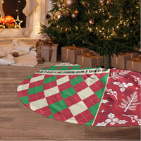 St Kitts and Nevis Cricket Christmas Tree Skirt Merry Xmas Patriots - Wonder Print Shop