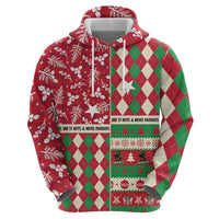 Personalized St Kitts & Nevis Cricket Christmas Zip Hoodie Merry Xmas Patriots - Wonder Print Shop