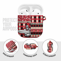 Trinbago Cricket Christmas AirPods Case Merry Xmas Knight Riders - Wonder Print Shop