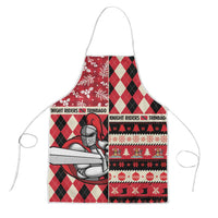 Trinbago Cricket Christmas Apron Merry Xmas Knight Riders - Wonder Print Shop