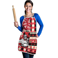 Trinbago Cricket Christmas Apron Merry Xmas Knight Riders - Wonder Print Shop