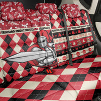Trinbago Cricket Christmas Back Car Seat Cover Merry Xmas Knight Riders - Wonder Print Shop