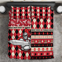 Trinbago Cricket Christmas Bedding Set Merry Xmas Knight Riders - Wonder Print Shop