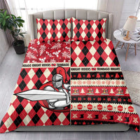 Trinbago Cricket Christmas Bedding Set Merry Xmas Knight Riders - Wonder Print Shop
