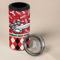 Personalized Trinbago Cricket Christmas 4 in 1 Can Cooler Tumbler Merry Xmas Knight Riders - Wonder Print Shop