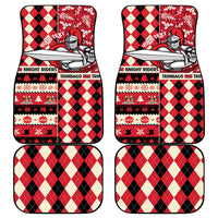 Personalized Trinbago Cricket Christmas Car Mats Merry Xmas Knight Riders - Wonder Print Shop