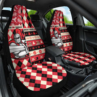 Trinbago Cricket Christmas Car Seat Cover Merry Xmas Knight Riders - Wonder Print Shop