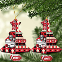 Personalized Trinbago Cricket Christmas Ceramic Ornament Merry Xmas Knight Riders - Wonder Print Shop