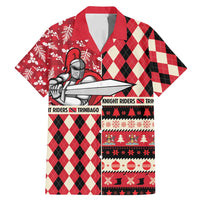 Personalized Trinbago Cricket Christmas Family Matching Mermaid Dress and Hawaiian Shirt Merry Xmas Knight Riders - Wonder Print Shop