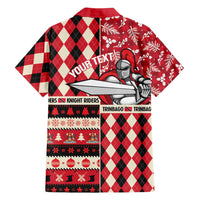 Personalized Trinbago Cricket Christmas Family Matching Summer Maxi Dress and Hawaiian Shirt Merry Xmas Knight Riders - Wonder Print Shop