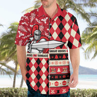 Personalized Trinbago Cricket Christmas Hawaiian Shirt Merry Xmas Knight Riders - Wonder Print Shop