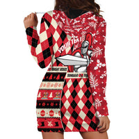 Personalized Trinbago Cricket Christmas Hoodie Dress Merry Xmas Knight Riders - Wonder Print Shop
