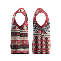 Personalized Trinbago Cricket Christmas Knitted V-Neck Vest Merry Xmas Knight Riders - Wonder Print Shop