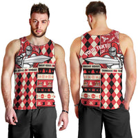 Personalized Trinbago Cricket Christmas Men Tank Top Merry Xmas Knight Riders - Wonder Print Shop