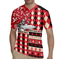 Personalized Trinbago Cricket Christmas Rugby Jersey Merry Xmas Knight Riders - Wonder Print Shop