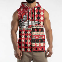 Personalized Trinbago Cricket Christmas Sleeveless Zip Hoodie Merry Xmas Knight Riders - Wonder Print Shop
