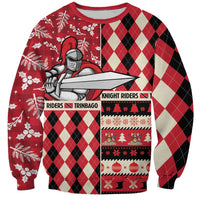 Personalized Trinbago Cricket Christmas Sweatshirt Merry Xmas Knight Riders - Wonder Print Shop