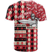 Personalized Trinbago Cricket Christmas T Shirt Merry Xmas Knight Riders - Wonder Print Shop