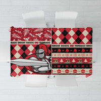 Trinbago Cricket Christmas Tablecloth Merry Xmas Knight Riders - Wonder Print Shop