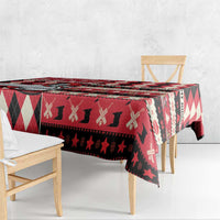 Trinbago Cricket Christmas Tablecloth Merry Xmas Knight Riders - Wonder Print Shop