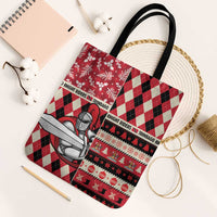 Trinbago Cricket Christmas Tote Bag Merry Xmas Knight Riders - Wonder Print Shop