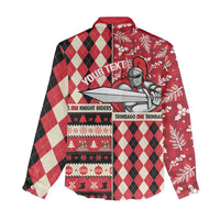 Personalized Trinbago Cricket Christmas Women Casual Shirt Merry Xmas Knight Riders - Wonder Print Shop