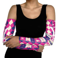 Personalized Barbados Cricket Christmas Arm Sleeves Merry Xmas Royals - Wonder Print Shop