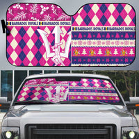 Barbados Cricket Christmas Auto Sun Shade Merry Xmas Royals - Wonder Print Shop