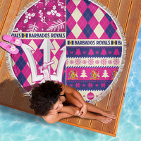 Barbados Cricket Christmas Beach Blanket Merry Xmas Royals - Wonder Print Shop