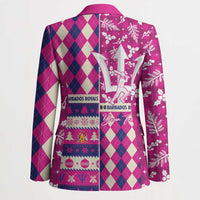 Personalized Barbados Cricket Christmas Blazer Merry Xmas Royals - Wonder Print Shop
