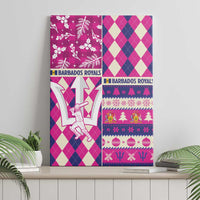 Barbados Cricket Christmas Canvas Wall Art Merry Xmas Royals - Wonder Print Shop
