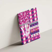 Barbados Cricket Christmas Canvas Wall Art Merry Xmas Royals - Wonder Print Shop